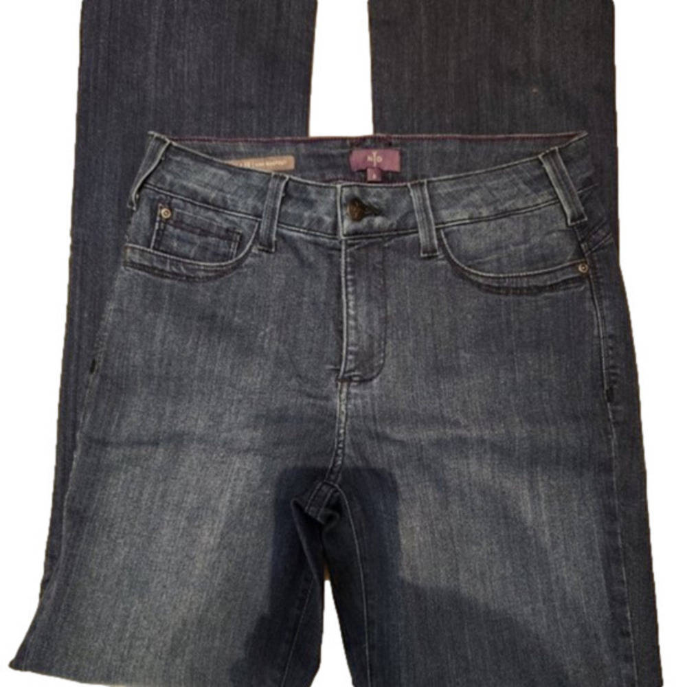 217. NYDJ Billie Mini Bootcut Denim Jeans sz 6